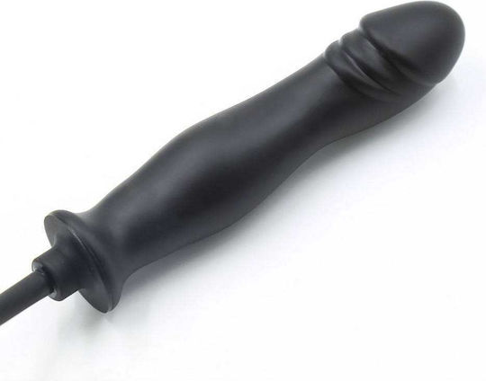 Kiotos Ρεαλιστικό Dildo Φουσκωτό Μαύρο 14cm