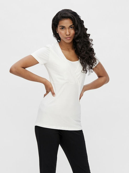 Mamalicious Short-sleeve Nursing 2pcs Maternity Top Multicolour