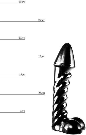 Kiotos Dinoo Lesotho Monster Realistic Dildo Black 23cm