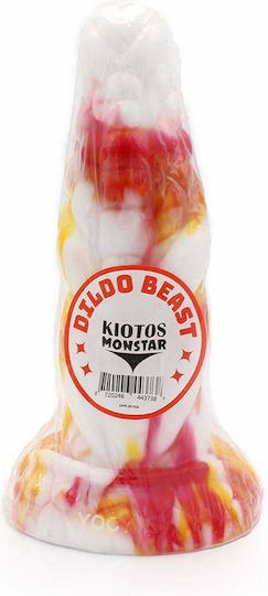 Kiotos Monstar Dildo Beast Ρεαλιστικό Dildo με Βεντούζα Κόκκινο 20.5cm