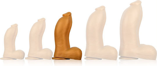 Kinksters Dildo realist cu Testicule și Ventuză Flesh 48cm