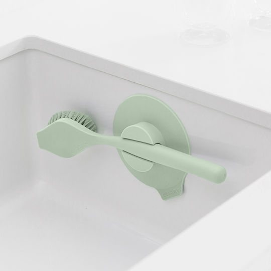 Brabantia Brush Plastic Cleaning Brush with Handle Green