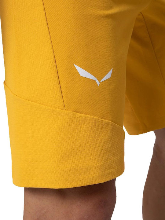 Salewa AGNER DURASTRETCH Ανδρικό Κοντό Παντελόνι Αναρρίχησης Κίτρινο