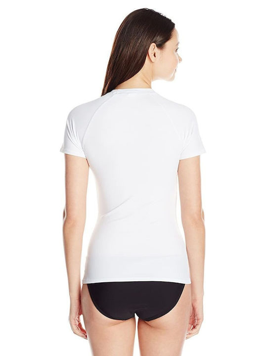 Body Glove Women's Short Sleeve Sun Protection Shirt White