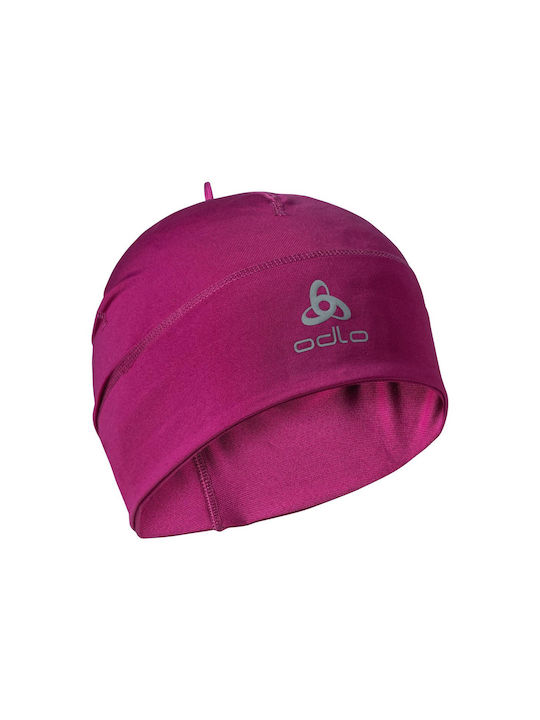 Odlo Polyknit Warm Eco Σκουφάκι Τρεξίματος Ροζ