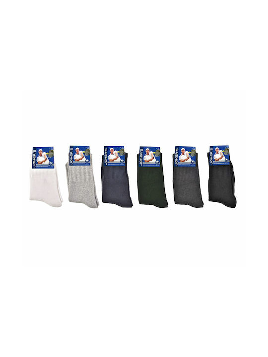 Jokers Men's Solid Color Socks Blue