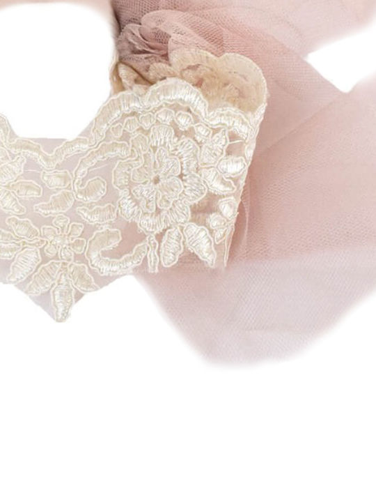 Nst Nastasia Ecru Baptism Hair Accessory made of Lace