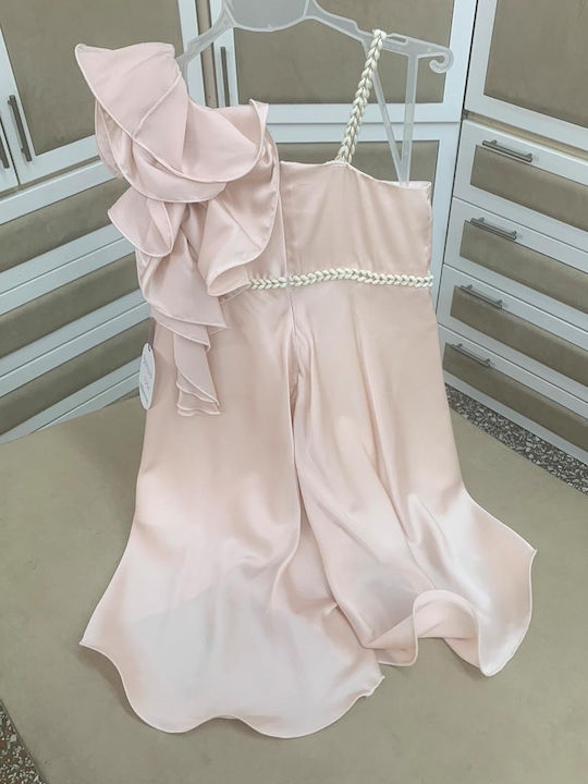 Nst Nastasia Laura Hennings Pink Jumpsuit Baptism