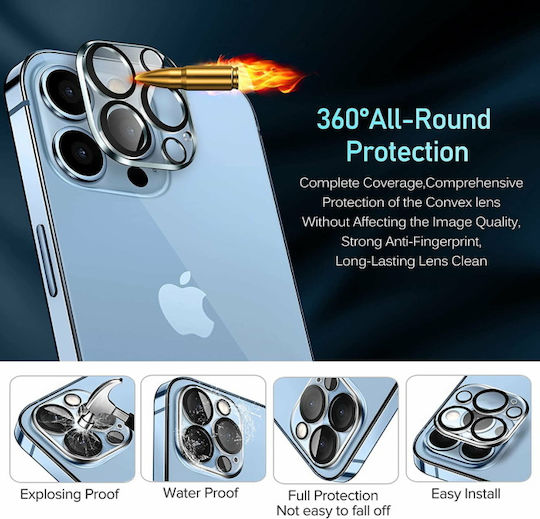 Zifriend Προστασία Κάμερας Tempered Glass για το iPhone 13 Pro Max