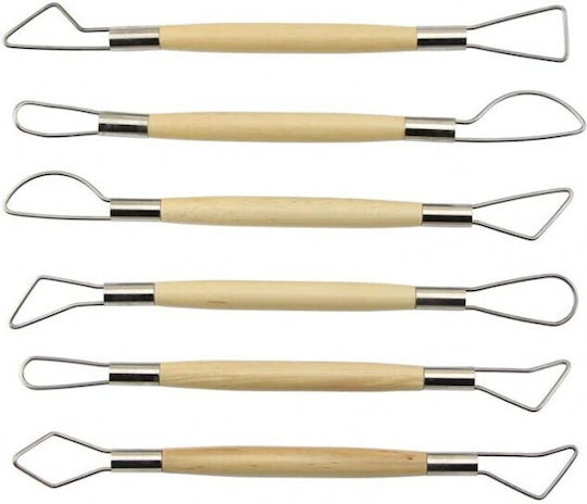 Spatel Töpferei Set 6Stück SHSM0006