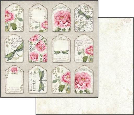 Stamperia Flowers Scrapbooking 10 Blätter 10Stück