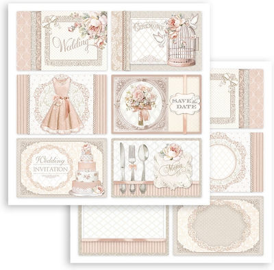 Stamperia You me Scrapbooking 10Stück SBBS60