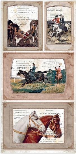 Stamperia Romantic Horses Φύλλα Scrapbooking 10 φύλλα 10τμχ