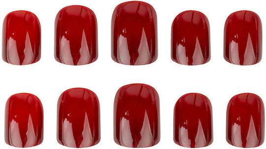 Nail HQ Tipps für falsche Nägel in Rot Farbe 24Stück