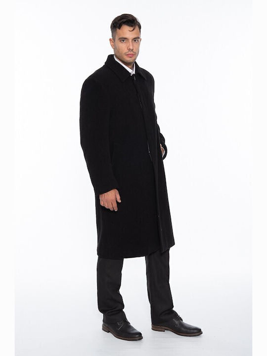 Herren Mantel Schwarz