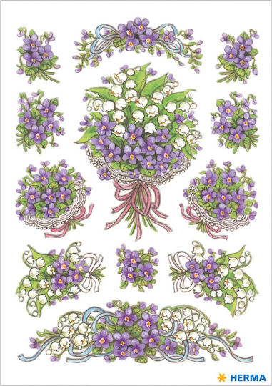 Herma Bouquets Decorative Sticker for DIY Crafts
