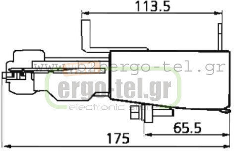 Kripal UKH-220 Термичен предпазител Индустриален превключвател 198-013508500