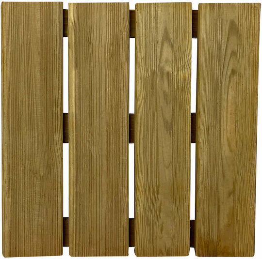 Tesias Wood Garden Decking Board 40x40cm