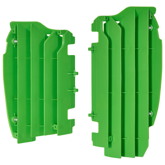 Polisport Motorrad-Kühlerschutz Kawasaki KX Grün