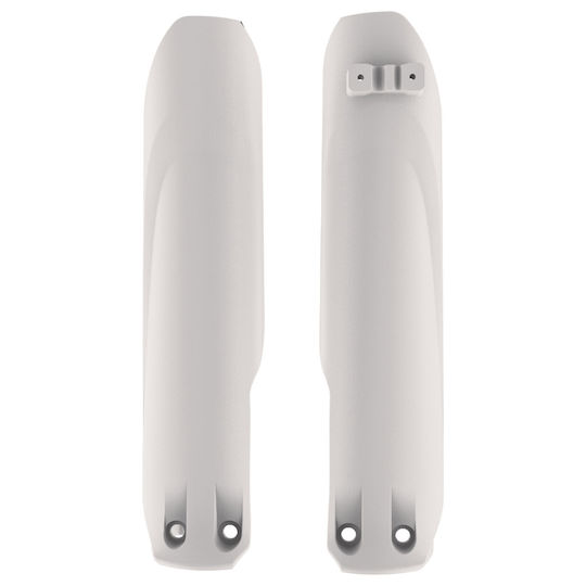 Polisport Motorcycle Front Suspension Protectors White
