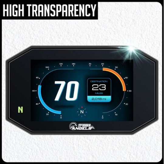 Speedo Angels Προστατευτικό Οργάνων Μοτοσυκλέτας Aprilia Tuono BMW R 1100 Διάφανο