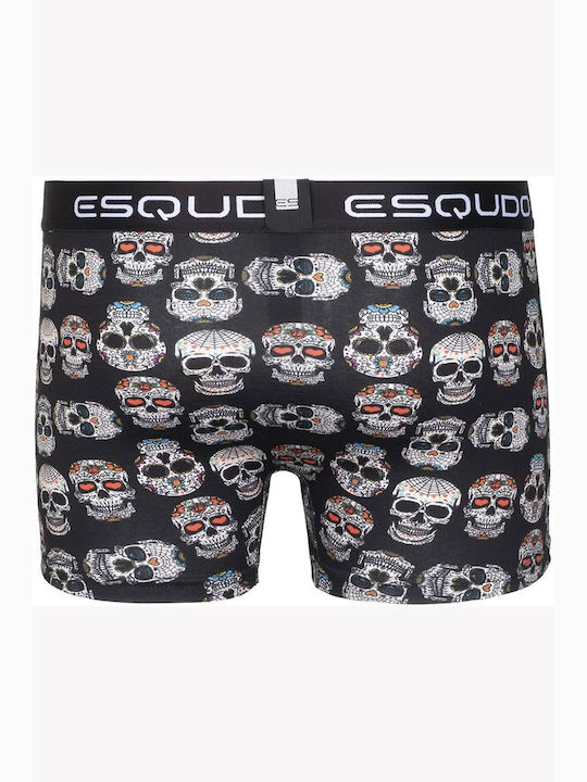 Esqudo Men's Boxer Multicolour with Patterns