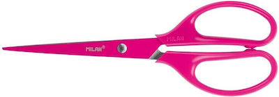 Milan Acid Scissors 17cm with Stainless Steel Blade Pink