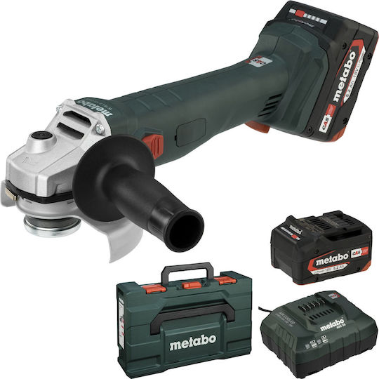 Metabo 602249650 Grinder 125mm Battery 2x5.2Ah