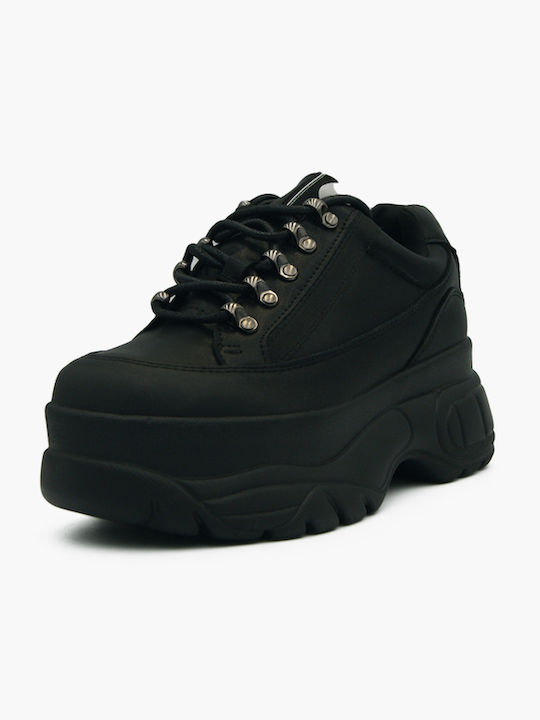 Joya Γυναικεία Chunky Sneakers Μαύρα