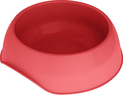 Pet Camelot Gusto Plastic Bowls Dog Food & Water Red 700ml