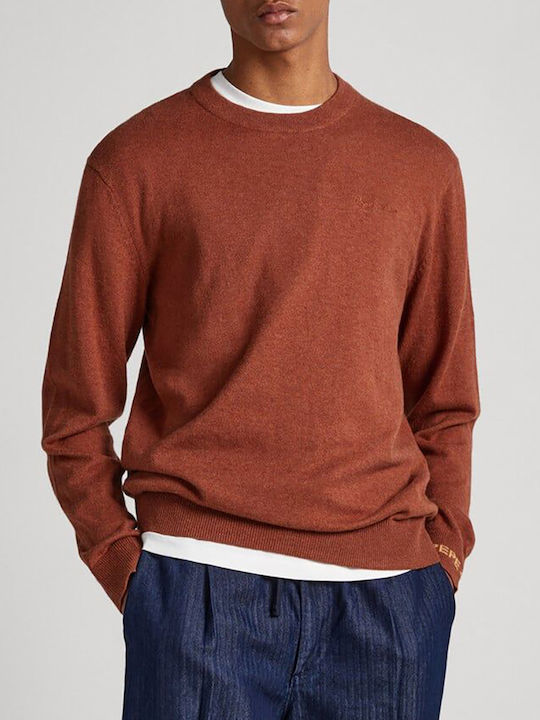 Pepe Jeans Herren Langarm-Pullover Orange