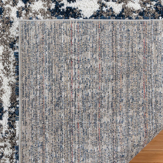 Saray Home Χαλί Ορθογώνιο Shaggy Μπλε / Γκρι 240x300cm