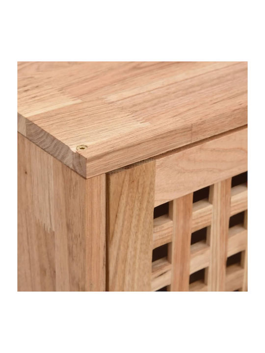 Wall Living Room Cabinet from Solid Wood Beige 42x18x42cm