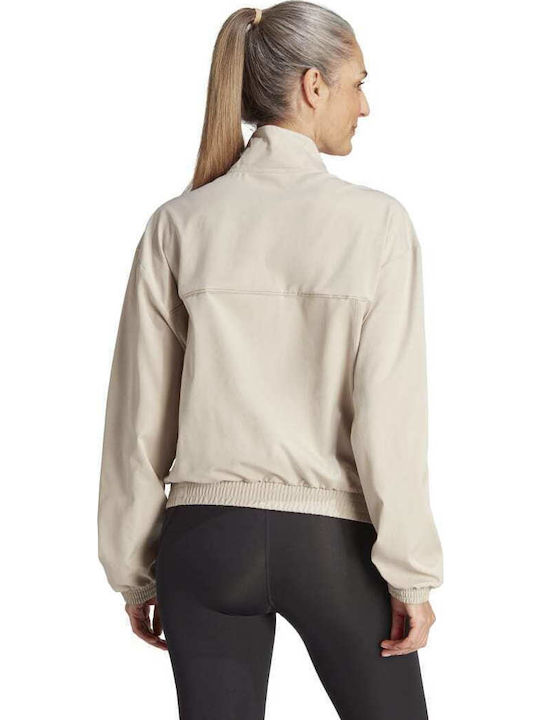 adidas Aeroready Train Essentials Woven Μπλούζα Μπεζ