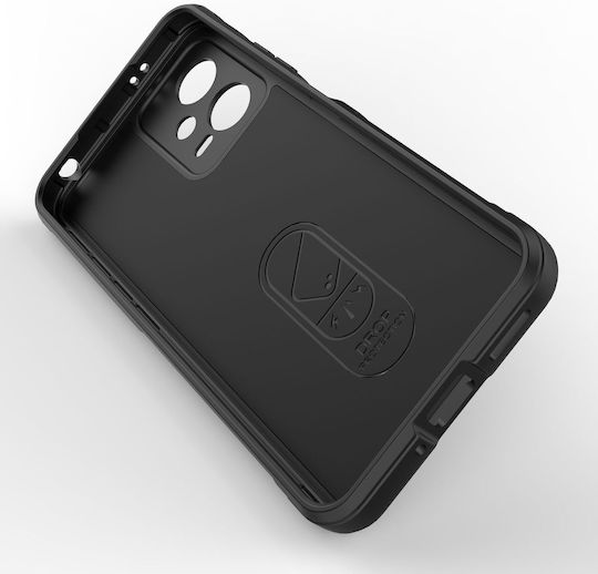 Magic Shield Back Cover Σιλικόνης / Πλαστικό Μαύρο (Redmi Note 12 5G / Poco X5 5G)