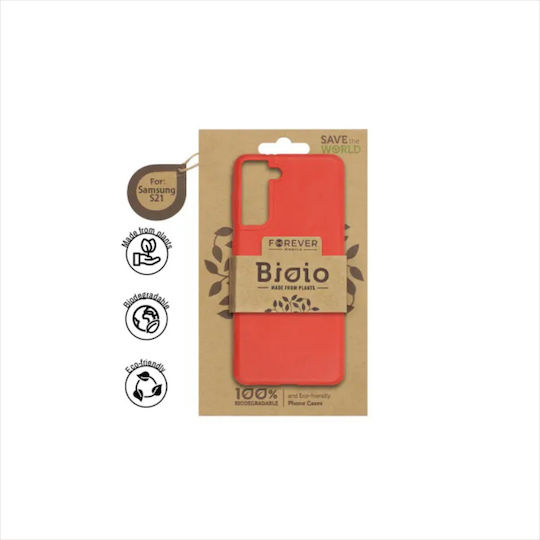 Forever Bioio Back Cover Red (Galaxy S21)