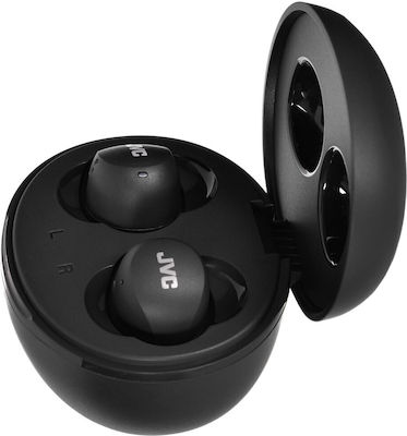 JVC Gumy Mini HA-A6T In-ear Bluetooth Handsfree Căști cu Rezistență la Transpirație și Carcasă de Încărcare Negrα