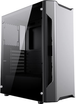 Supercase Pioneer PI07A Midi Tower Κουτί Υπολογιστή Μαύρο