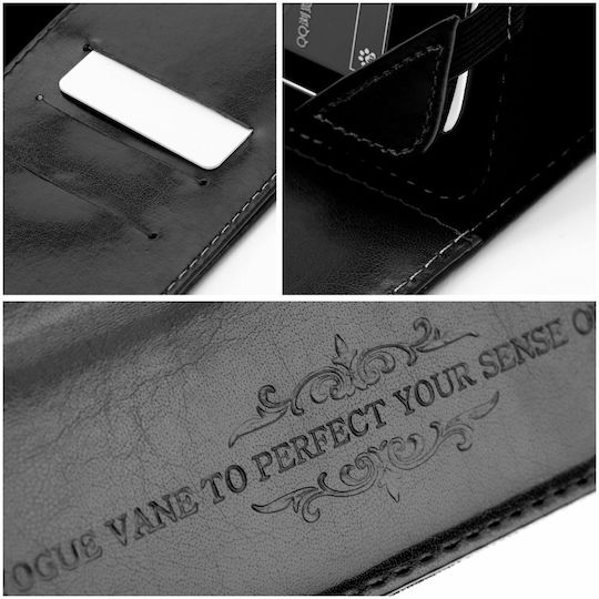 Blun universal Flip Cover Μαύρη (Universal 12.4")