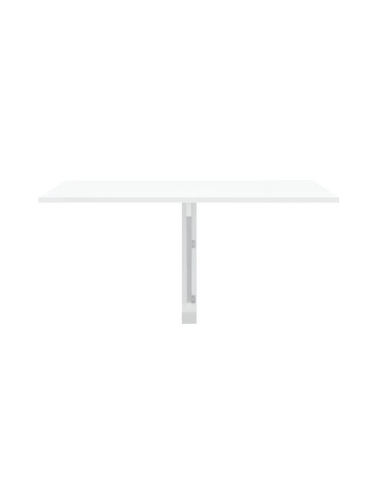 Table Kitchen Collapsible Wooden White 100x60x56cm