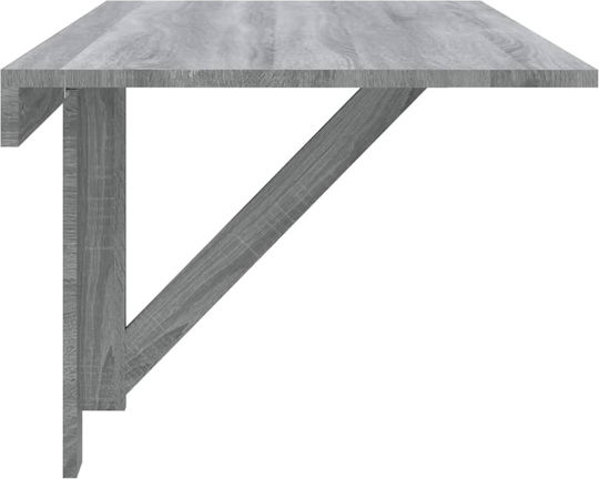 Sonoma Folding Wooden Grey Kitchen Table 100x60x56cm