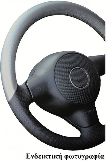 Simoni Racing Car Steering Wheel Cover Tailored made of Leatherette