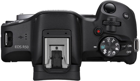 Canon EOS R50 Mirrorless Φωτογραφική Μηχανή Body Μαύρη