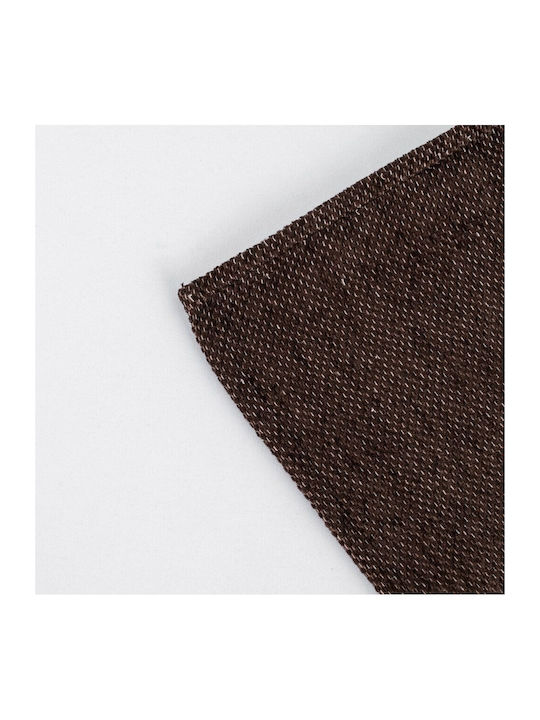 Linea Interiors Three-Seater Sofa Throw Crinkled 140x270cm Dark Brown RIX-P-002