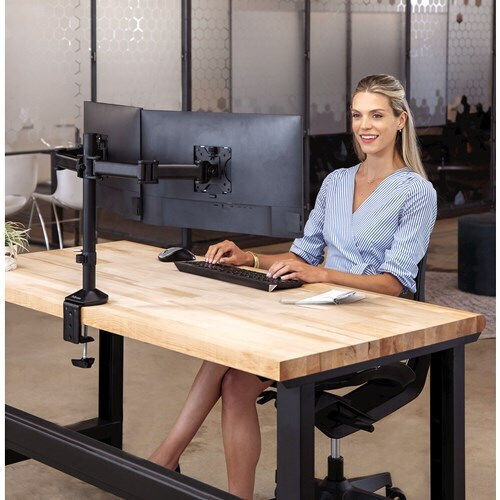 Fellowes Reflex Βάση Γραφείου για 2 Οθόνες έως 27" με Βραχίονα