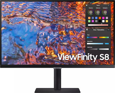 Samsung ViewFinity S8 IPS HDR Monitor 27" QHD 3840x1600 με Χρόνο Απόκρισης 5ms GTG