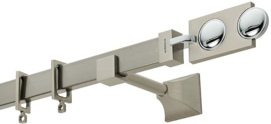 Zogometal Μεταλλικό Κουρτινόξυλο Fc4514 Φ30mm