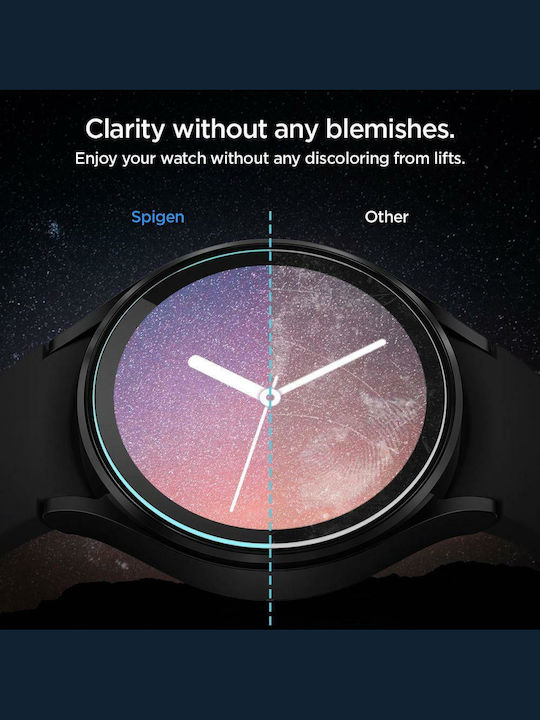 Spigen EZ Fit Tempered Glass for the Galaxy Watch 5 Pro 45mm 2pcs AGL05346