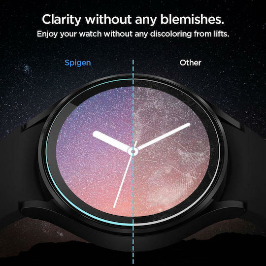 Spigen EZ Fit Tempered Glass for the Galaxy Watch 5 Pro 45mm 2pcs AGL05346