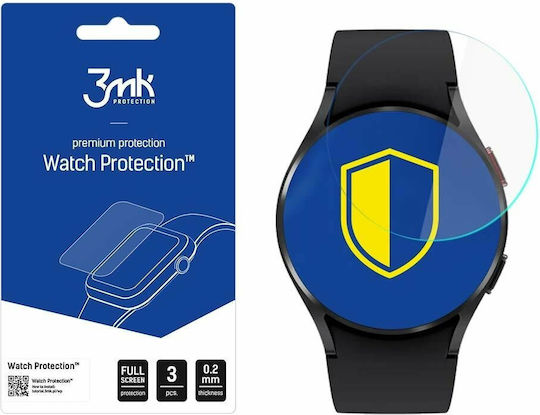 3MK FlexibleGlass Screen Protector for the Galaxy Watch 4 44mm 3pcs
